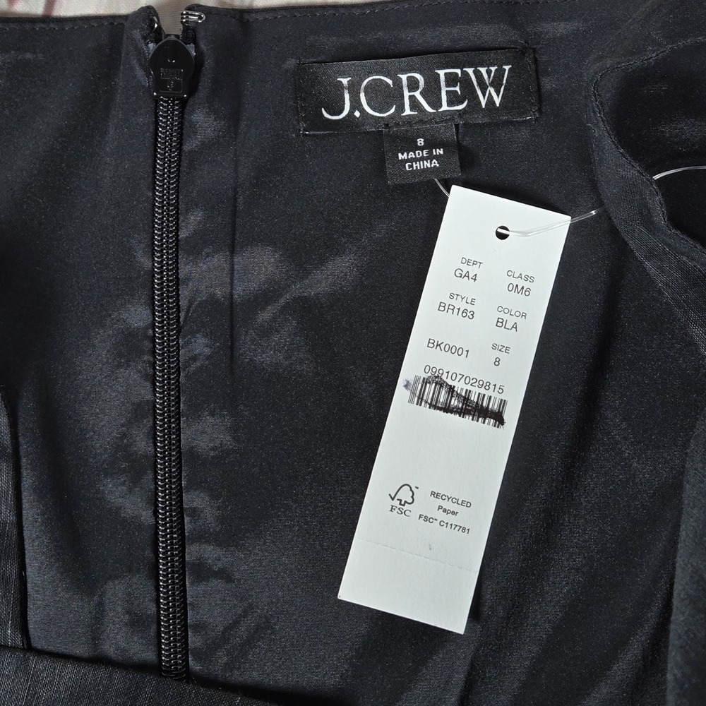 J. Crew Black Sleeveless Sheath Dress - Picture 4 of 8
